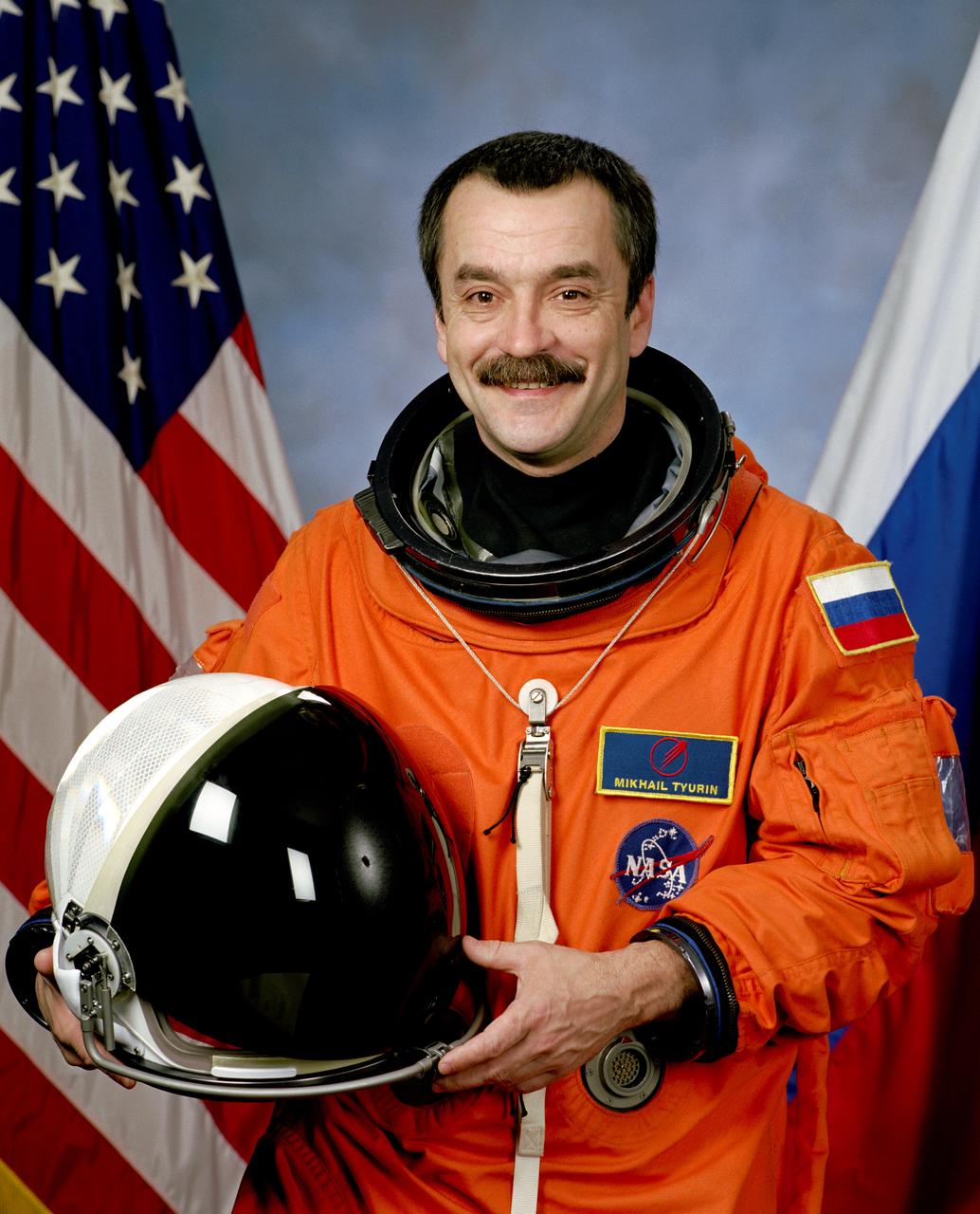 JSC2001-00929 (21 Feb. 2001) --- Cosmonaut Mikhail Tyurin representing Rosaviakosmos.
