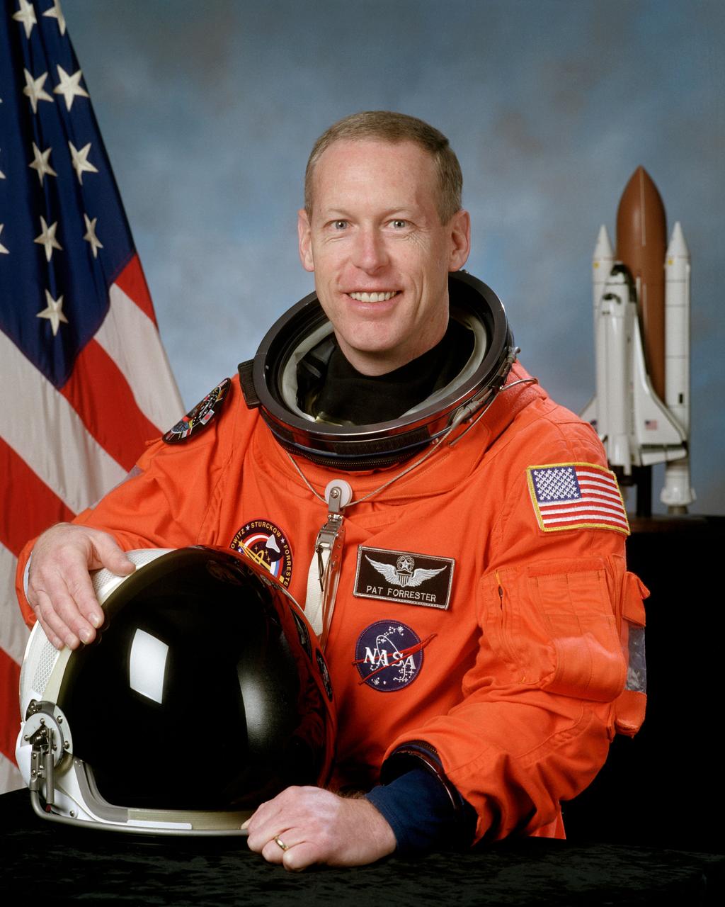 JSC2001-00956 (10 April 2001) --- Astronaut Patrick G. Forrester, mission specialist.