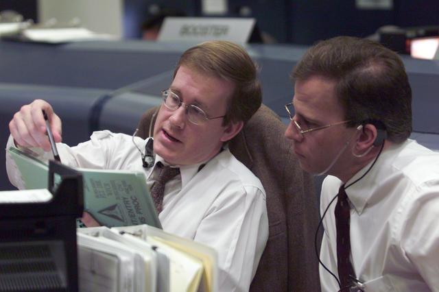 NASA image: STS-102 Launch Activities inside the MCC.