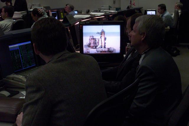 NASA image: STS-102 Launch Activities inside the MCC.