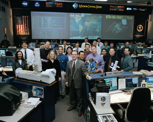 NASA image: STS-109 Flight Control Room Photo