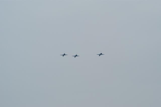 NASA image: STS-107 "Missing Man Formation"
