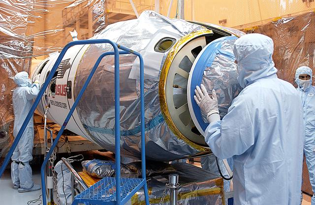 NASA image: GALEX Encapsulation