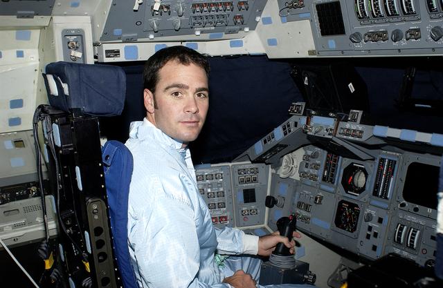 NASA image: NASCAR drivers pose in Endeavour