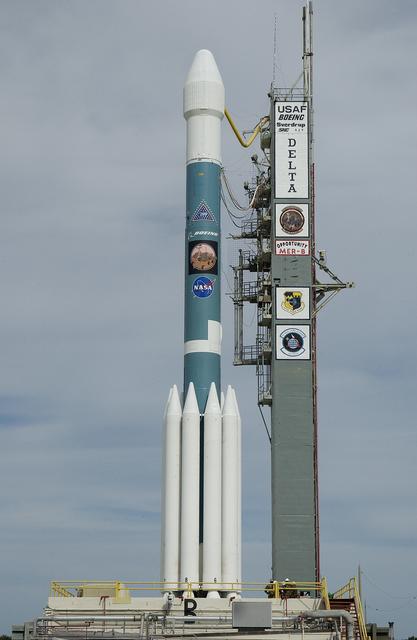 NASA image: Delta II Heavy MER-B Prelaunch