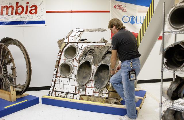 NASA image: Columbia Debris