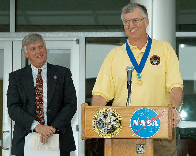 NASA image: SLSL Ribbon-cutting Ceremony