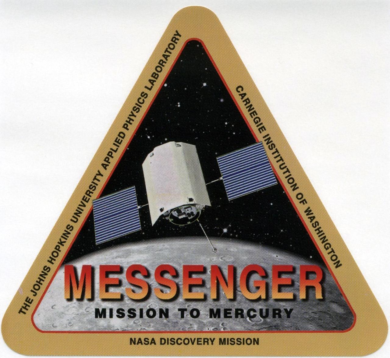 KENNEDY SPACE CENTER, FLA. - MESSENGER, a NASA Discovery mission.  The MESSENGER (MErcury Surface, Space ENvironment, GEochemistry, and Ranging) mission is a scientific investigation of the planet Mercury.  MESSENGER will be launched in the summer of 2004 and will enter Mercury orbit in March of 2011, after one Earth flyby, two flybys of Venus, and three of Mercury along the way.  The flyby and orbital phases of the mission will provide global mapping and detailed characterization of the planet's surface, interior, atmosphere and magnetosphere.