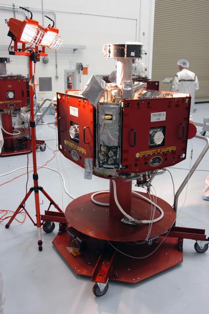 NASA image: Working on THEMIS payload