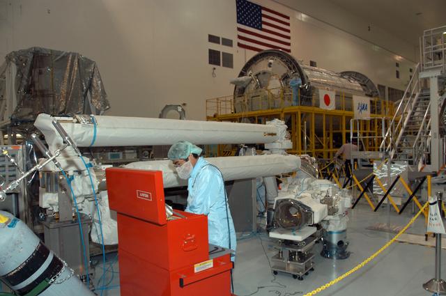 NASA image: Japanese remote manipulator system