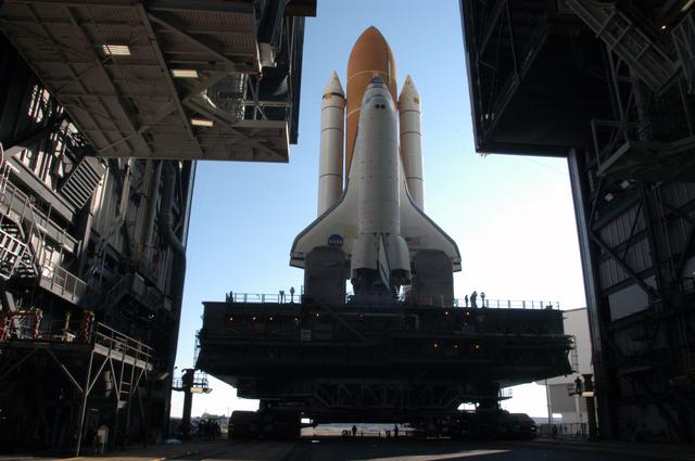 NASA image: STS-117 Space Shuttle Atlantis Rollout to Pad 39A