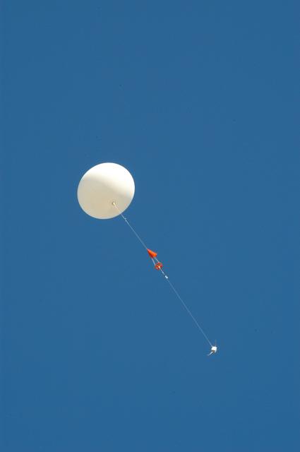 NASA image: Launching a Weather Balloon to check conditions for the THEMIS L