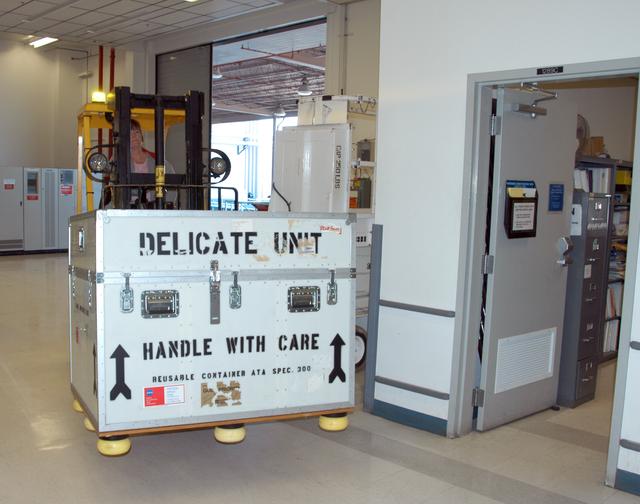 NASA image: EVA Suits Arrival