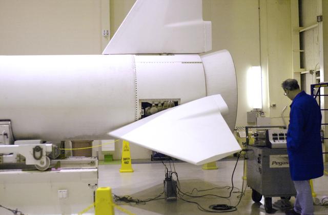 NASA image: Orbital Sciences Pegasus XL Flight Simulation