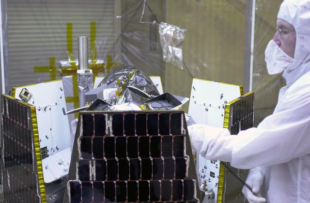 NASA image: Orbital Sciences Pegasus XL AIM Processing