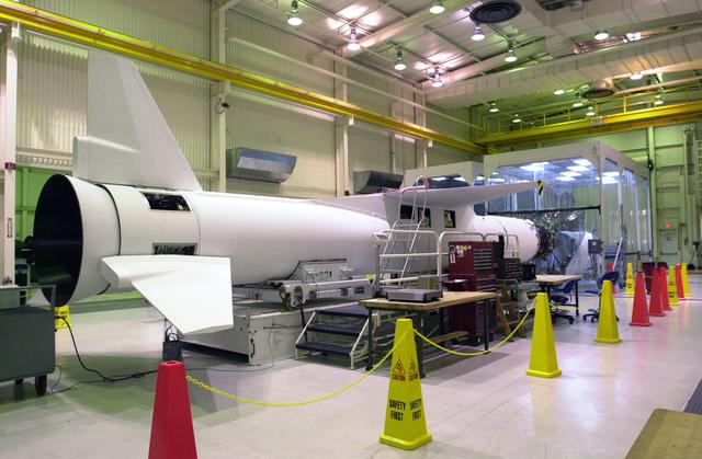 NASA image: AIM being prepared for integrated testing and flight simulation