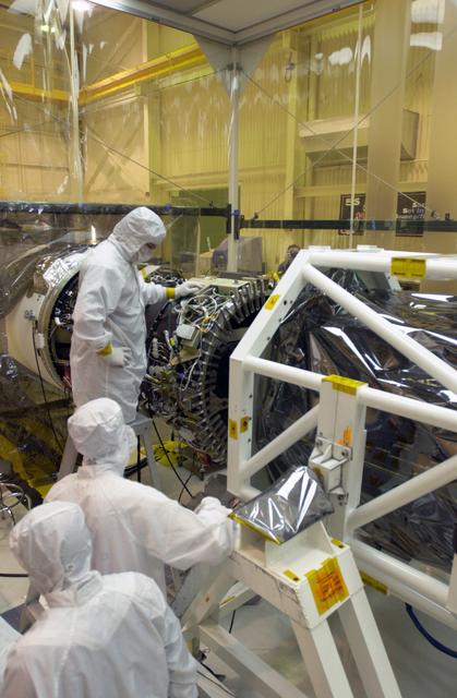 NASA image: The third stage of the Orbital Sciences Pegasus XL rocket is bei