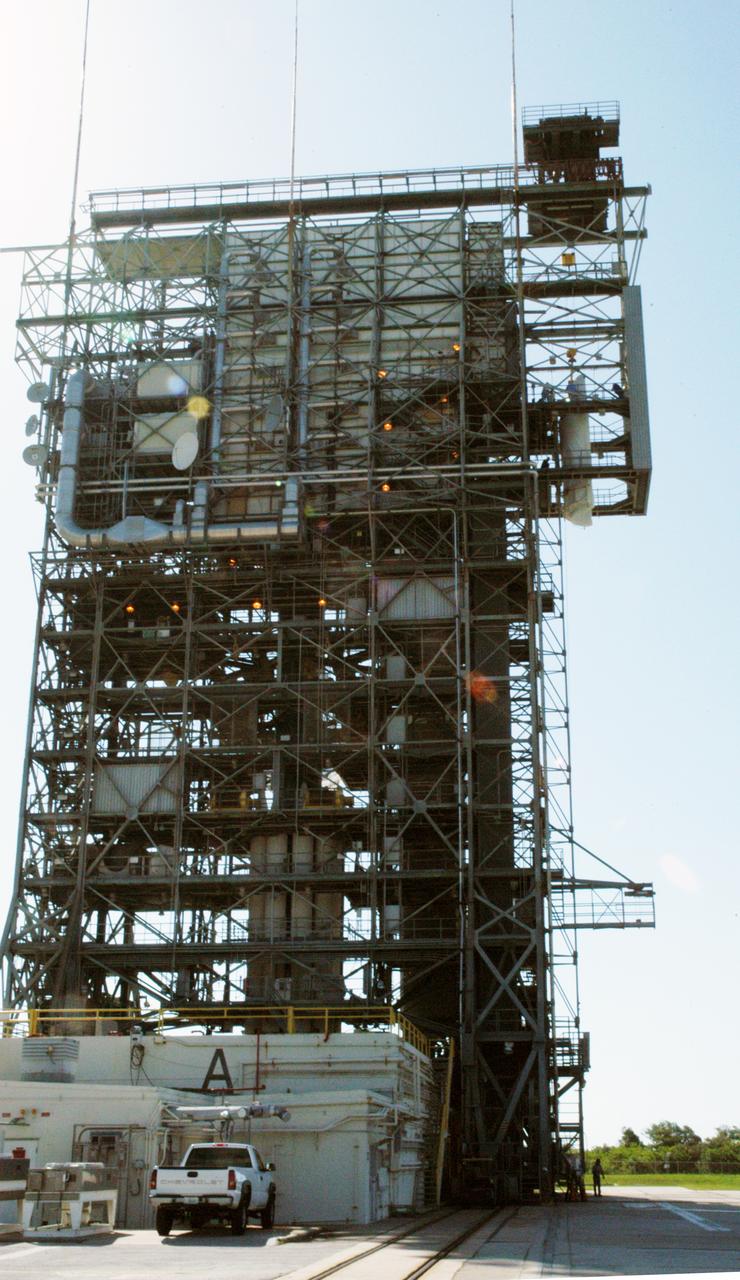 Fairing lift at CX-17, Cape Canaveral Air Force Station, FL.