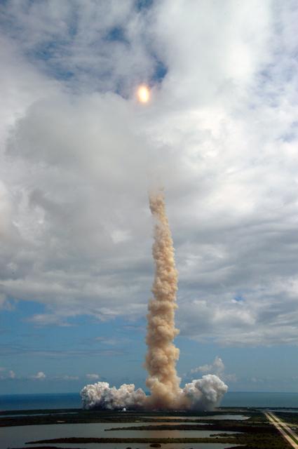 STS-120 Space shuttle Discovery launches from Pad 39A