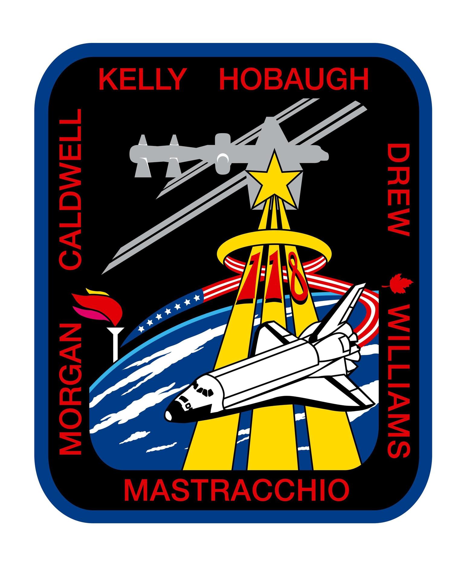 STS-118 crew patch