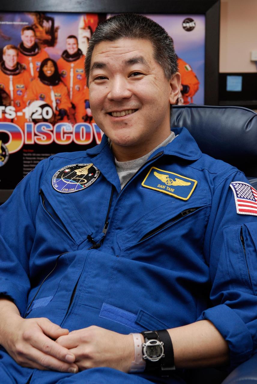 KENNEDY SPACE CENTER, FLA. -- After returning from a nearly four-month stay on the International Space Station, astronaut Dan Tani rests in the crew quarters at the Operations and Checkout Building. Tani returned with the STS-122 crew on space shuttle Atlantiswith a landing at 9:07 a.m. EST on Runway 15 at NASA's Kennedy Space Center after a round trip of nearly 5.3 million miles.   Photo credit: NASA/Kim Shiflett