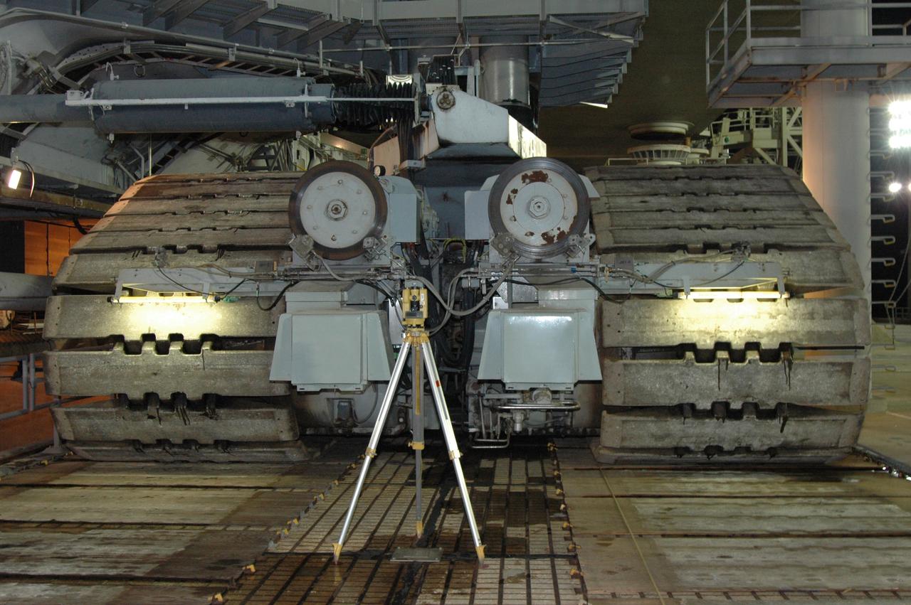 CAPE CANAVERAL, Fla. - After rollout from the Vehicle Assembly Building at NASA's Kennedy Space Center, space shuttle Endeavour is being secured on the launch pad. First motion was at 11:15 p.m. Sept. 18. Endeavour completed the 4.2-mile journey to Launch Pad 39B on Sept. 19 at 6:59 a.m. EDT. For the first time since July 2001, two shuttles are on the launch pads at the same time at the center. Endeavour will stand by at pad B in the unlikely event that a rescue mission is necessary during space shuttle Atlantis' upcoming mission to repair NASA's Hubble Space Telescope, targeted to launch Oct. 10. After Endeavour is cleared from its duty as a rescue spacecraft, it will be moved to Launch Pad 39A for the STS-126 mission to the International Space Station. That flight is targeted for launch Nov. 12. Photo credit: NASA/Dimitri Gerondidakis