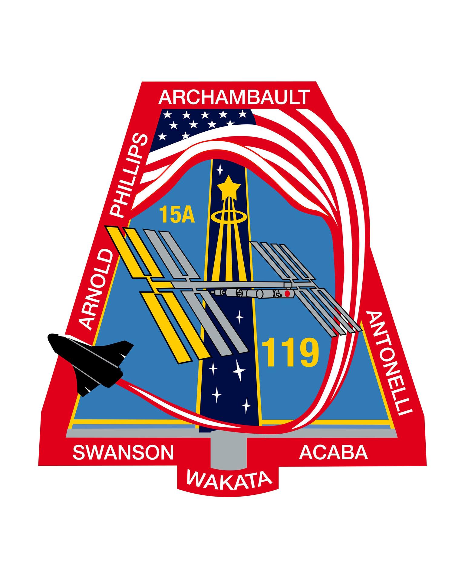 STS-119 crew patch