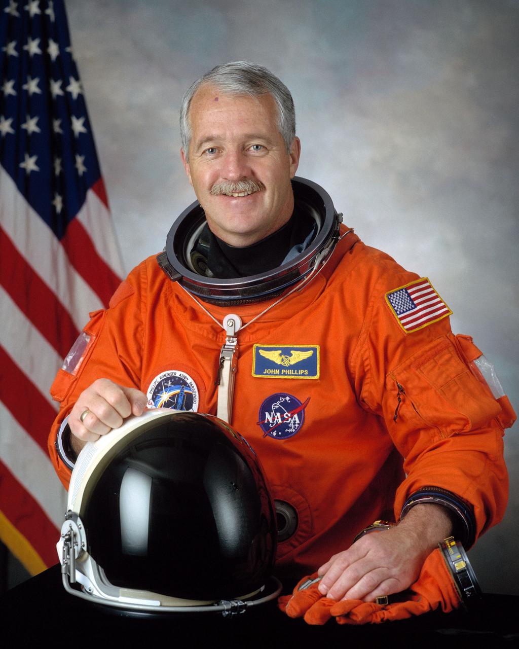 HOUSTON, Texas -- JSC2002-00859: Astronaut John L. Phillips, mission specialist, on mission STS-119.