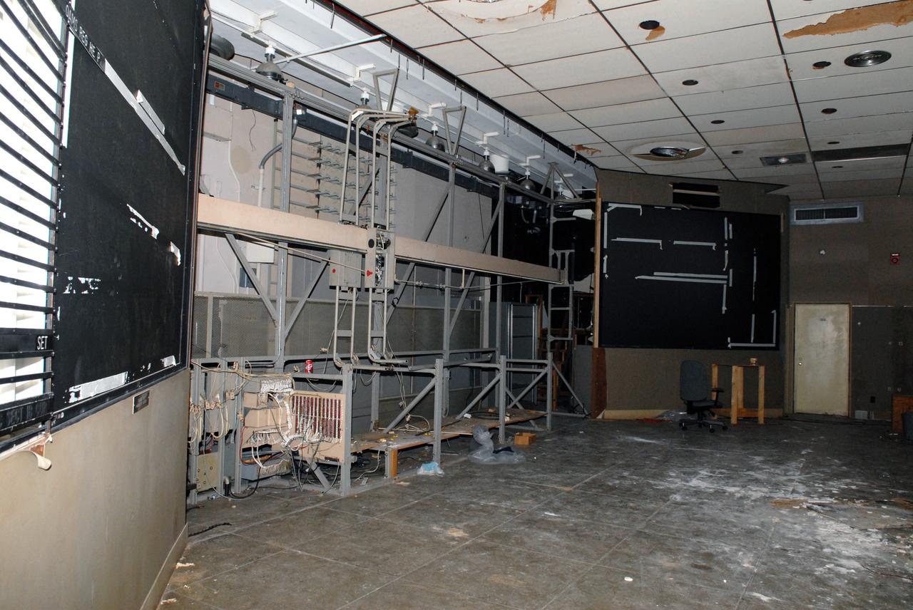 CAPE CANAVERAL, Fla. – Rooms are being dismantled in the 50-year-old Mission Control Center on the Cape Canaveral Air Force Station in Florida. Out of use for many years, and with no valid operational or other use for the facility, NASA plans to demolish the site. The facility once controlled all manned Mercury space flights and the first two unmanned Gemini flights from May 1961-1963. It provided launch, orbital, re-entry and landing control for the flights. That function was later transferred to NASA's Johnson Space Center in Houston. Photo credit: NASA/Jack Pfaller