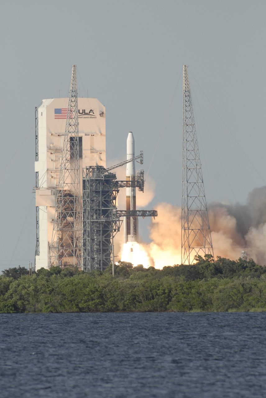 CAPE CANAVERAL, Fla. – With smoke and steam rolling across the launch pad, a Delta IV rocket begins its ascent into the sky with the GOES-O satellite aboard.  Liftoff was at 6:51 p.m. EDT from Launch Complex 37 at Cape Canaveral Air Force Station in Florida.  The first attempt to launch GOES-O, on June 26, was scrubbed due to thunderstorms in the vicinity of Cape Canaveral. The latest Geostationary Operational Environmental Satellite, GOES-O was developed by NASA for the National Oceanic and Atmospheric Administration, or NOAA. Each of the GOES satellites continuously provides observations of 60 percent of the Earth including the continental United States, providing weather monitoring and forecast operations as well as a continuous and reliable stream of environmental information and severe weather warnings. Once in orbit, GOES-O will be designated GOES-14, and NASA will provide on-orbit checkout and then transfer operational responsibility to NOAA.    Photo credit: NASA/Kim Shiflett