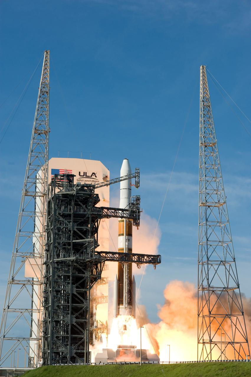 CAPE CANAVERAL, Fla. – With smoke and steam rolling across the launch pad, a Delta IV rocket begins its climb into the sky with the GOES-O satellite aboard.  Liftoff was at 6:51 p.m. EDT from Launch Complex 37 at Cape Canaveral Air Force Station in Florida. The first attempt to launch GOES-O, on June 26, was scrubbed due to thunderstorms in the vicinity of Cape Canaveral. The latest Geostationary Operational Environmental Satellite, GOES-O was developed by NASA for the National Oceanic and Atmospheric Administration, or NOAA. Each of the GOES satellites continuously provides observations of 60 percent of the Earth including the continental United States, providing weather monitoring and forecast operations as well as a continuous and reliable stream of environmental information and severe weather warnings. Once in orbit, GOES-O will be designated GOES-14, and NASA will provide on-orbit checkout and then transfer operational responsibility to NOAA.    Photo credit: NASA/Tom Farrar, Sandy Joseph