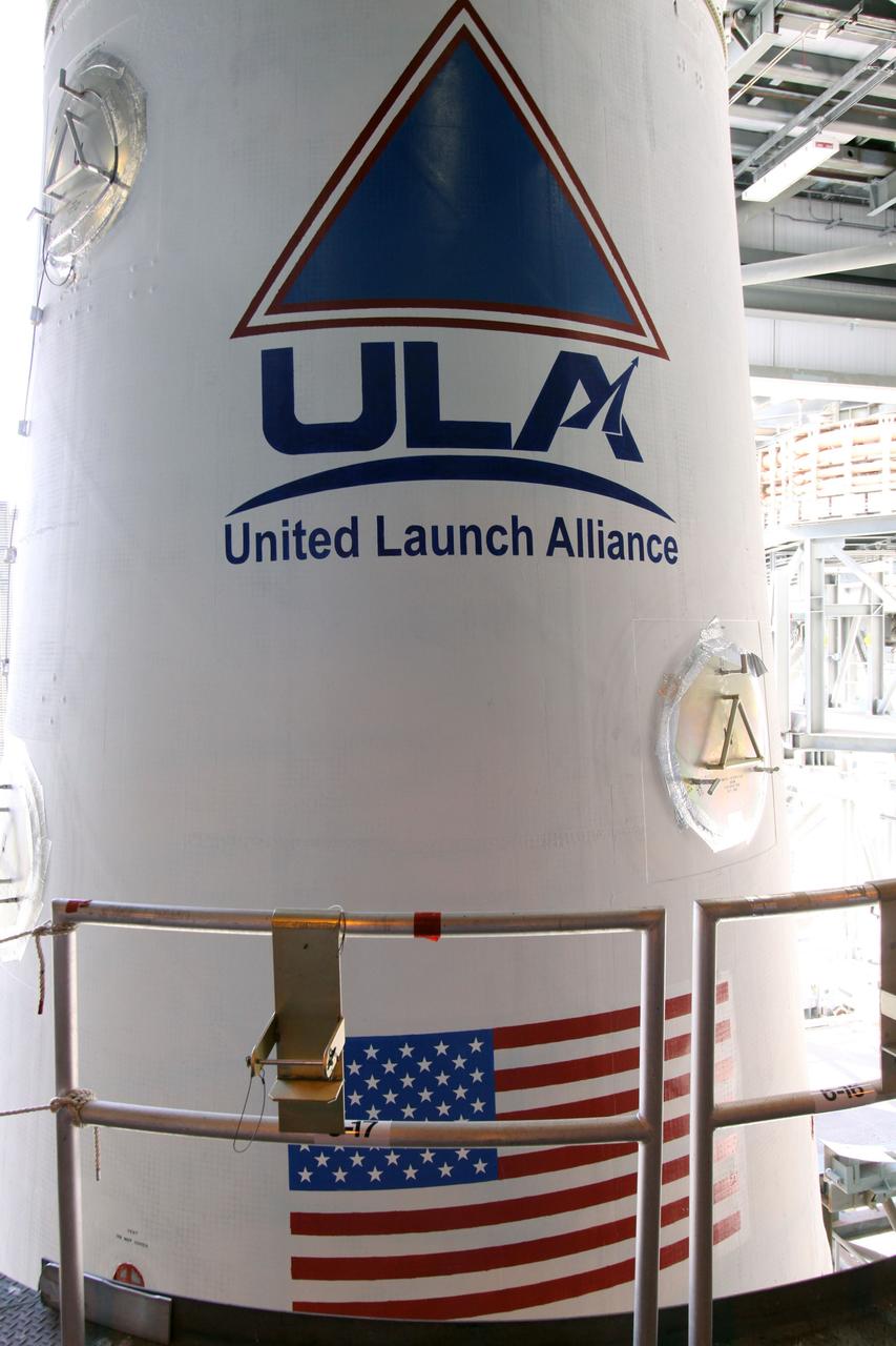 CAPE CANAVERAL, Fla. – At Launch Complex 37 on Cape Canaveral Air Force Station in Florida, operations proceed to launch NASA's GOES-P meteorological satellite aboard a United Launch Alliance Delta IV rocket.  GOES-P is the latest Geostationary Operational Environmental Satellite developed by NASA for the National Oceanic and Atmospheric Administration, or NOAA. The Delta IV rocket will be launched by United Launch Alliance for Boeing Launch Services under an FAA commercial license.  Launch is targeted for no earlier than March 1.  For information on GOES-P, visit http://goespoes.gsfc.nasa.gov/goes/spacecraft/n_p_spacecraft.html. Photo credit: NASA/Jack Pfaller