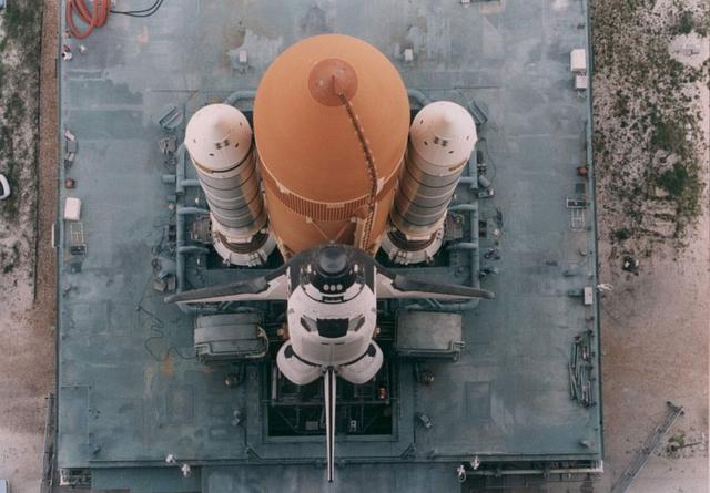 Aerial view of Mobile Launcher Platform