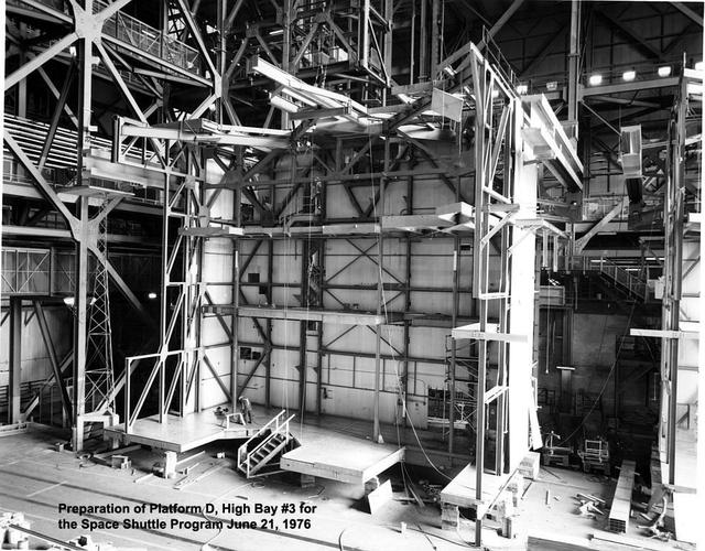Internal view of the Vehicle Assembly Building