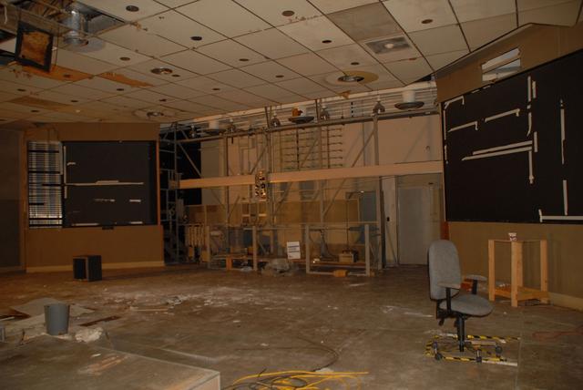 Interior view of the Mission Control Center