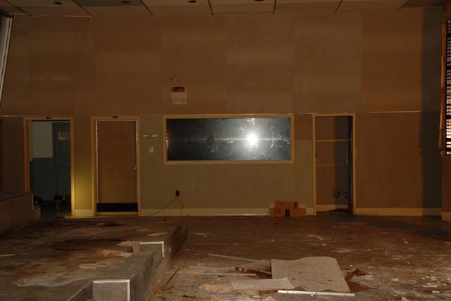 Interior view of the Mission Control Center