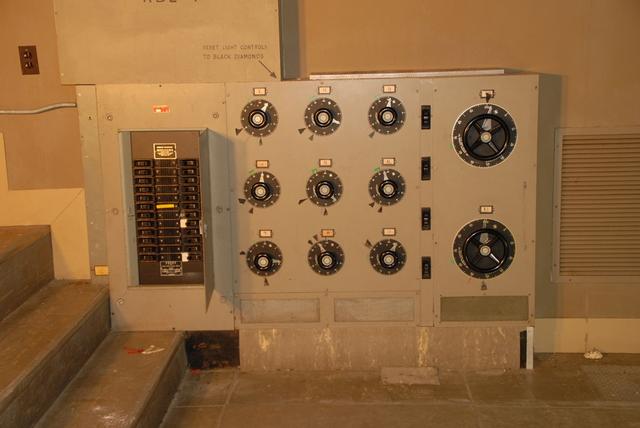 Interior view of the Mission Control Center