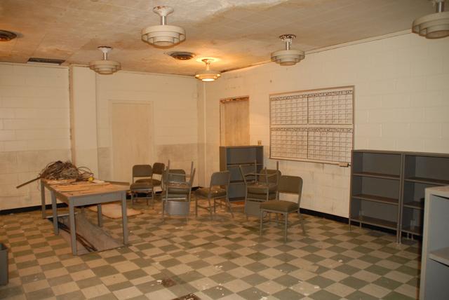 Interior view of the Mission Control Center
