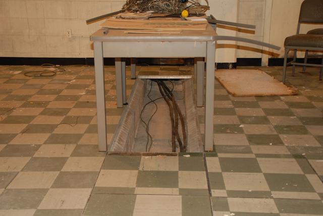 Interior view of the Mission Control Center