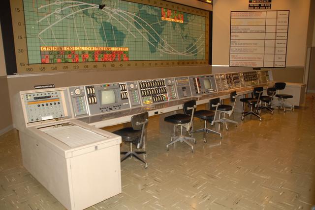 Interior view of the Mission Control Center