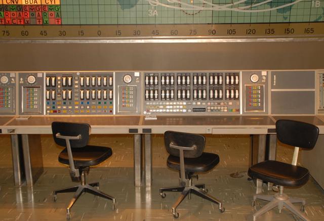 Interior view of the Mission Control Center