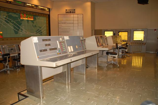 Interior view of the Mission Control Center