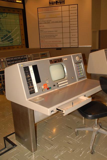 Interior view of the Mission Control Center