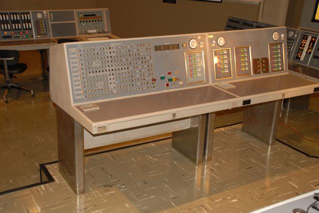 Interior view of the Mission Control Center