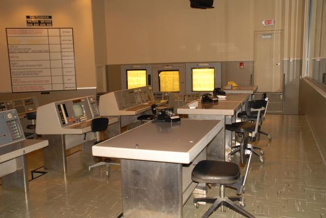 Interior view of the Mission Control Center
