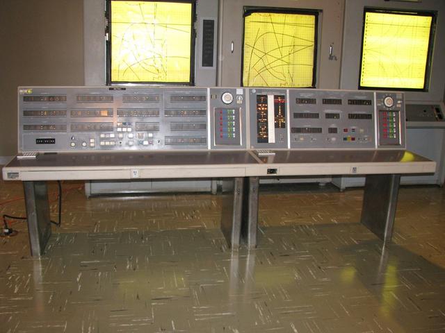 Interior view of the Mission Control Center