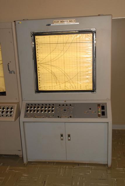 Interior view of the Mission Control Center