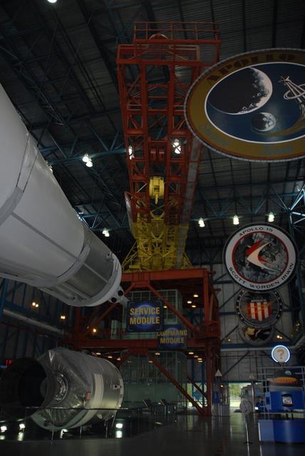 Interior view of Saturn V Exhibit