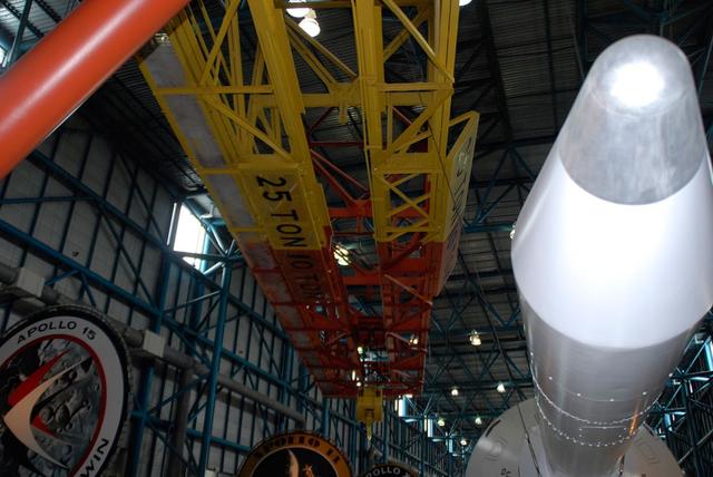 Interior view of Saturn V Exhibit