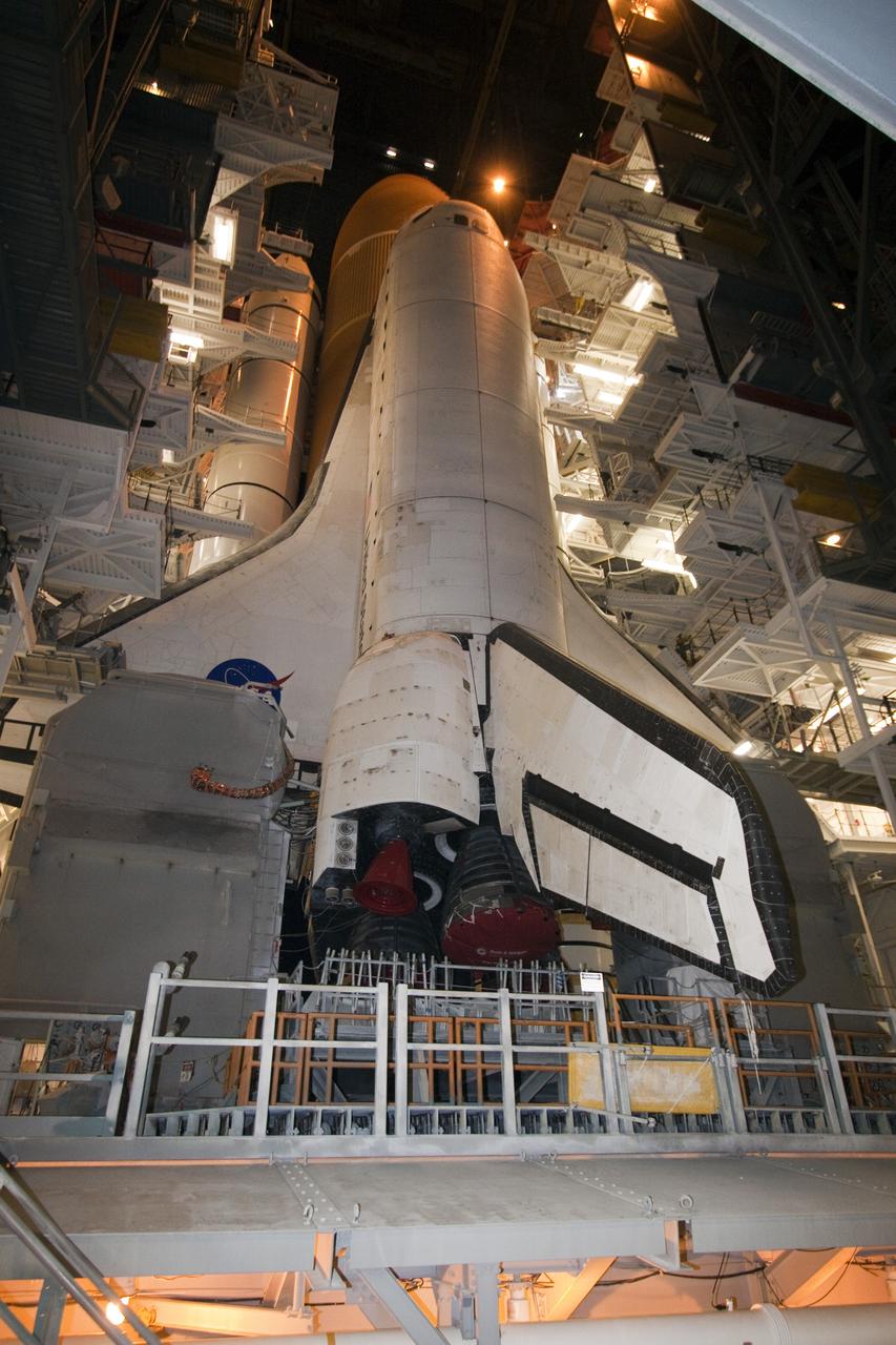 CAPE CANAVERAL, Fla. -- At NASA's Kennedy Space Center in Florida, space shuttle Discovery begins its nighttime trek, known as "rollout," from the Vehicle Assembly Building to Launch Pad 39A. It will take the shuttle, attached to its external fuel tank, twin solid rocket boosters and mobile launcher platform, about seven hours to complete the move atop a crawler-transporter. This is the second time Discovery has rolled out to the pad for the STS-133 mission, and comes after a thorough check and modifications to the shuttle's external tank. Targeted to liftoff Feb. 24, Discovery will take the Permanent Multipurpose Module (PMM) packed with supplies and critical spare parts, as well as Robonaut 2 (R2) to the International Space Station. For more information on STS-133, visit www.nasa.gov/mission_pages/shuttle/shuttlemissions/sts133/. Photo credit: NASA/Jack Pfaller